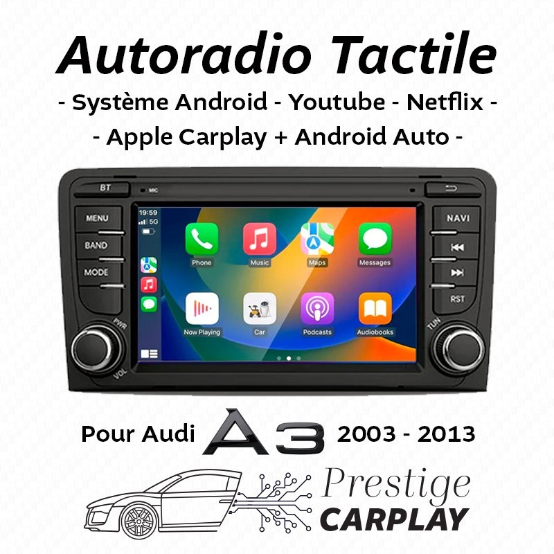 Autoradio Carplay - Audi A3 8P - Style Original