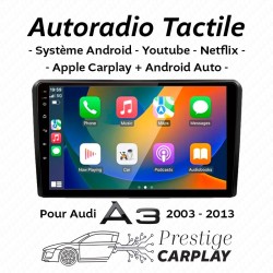 Autoradio Carplay - Audi A3 8P - Style Grand Ecran