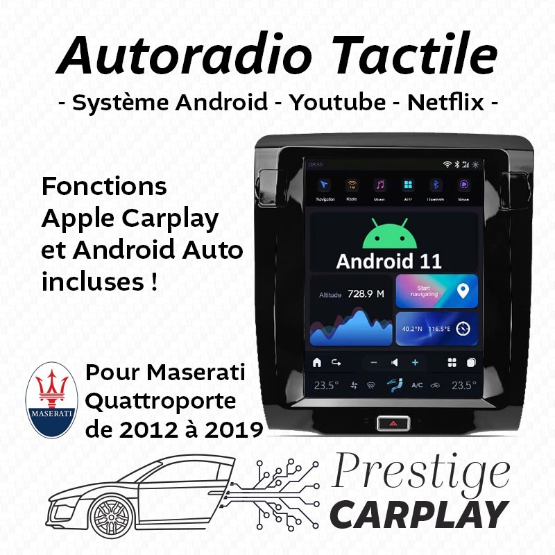 Autoradio Tactile - Maserati Quattroporte - 2012 à 2019