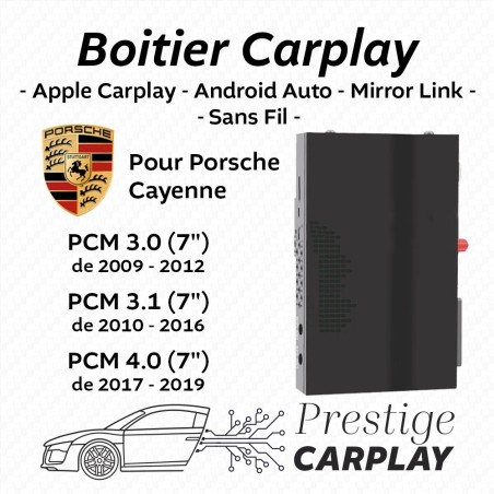 Boitier Carplay - Porsche Cayenne