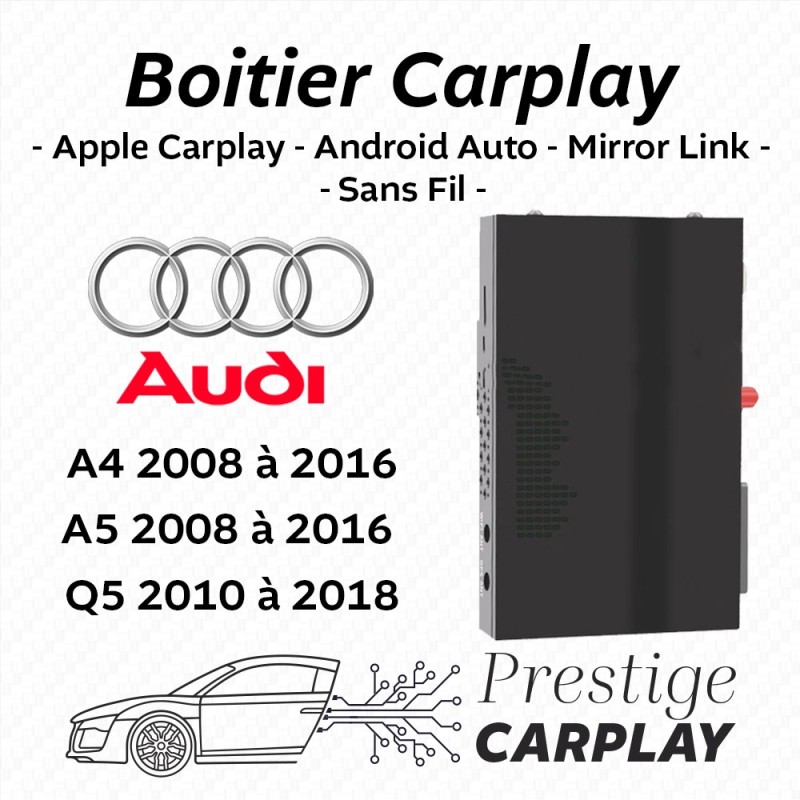 Boitier Carplay - Audi A4, A5 & Q5